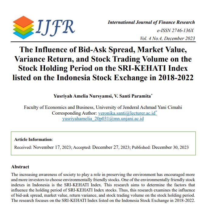 Factors Affecting Audit Delay Towards Volume and Frequency of Stock Trading (Survey Study on Mining Companies listed on the Indonesia Stock Exchange Period 2010-2014)