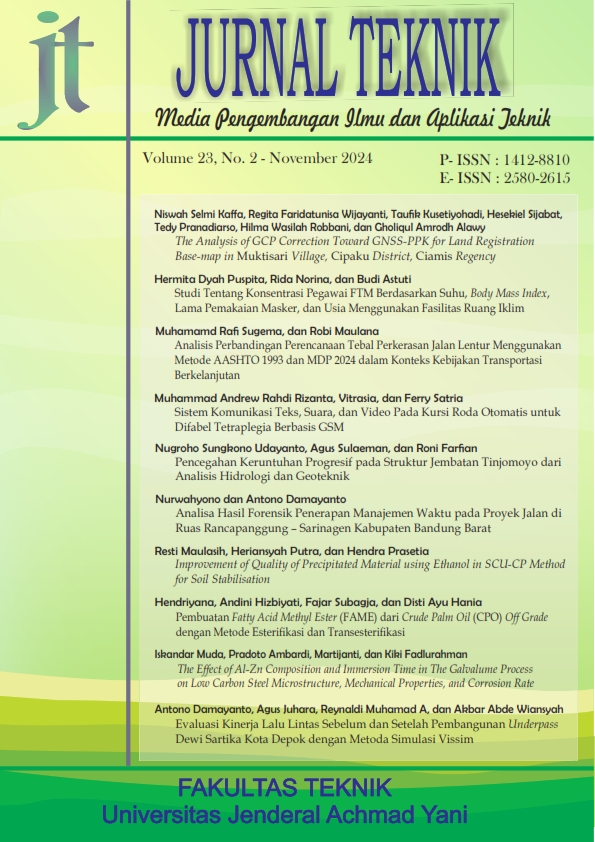 Pencegahan Keruntuhan Progresif pada Struktur Jembatan Tinjomoyo dari Analisis Hidrologi dan Geoteknik