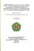 Karakteristik Pasien Clear Cell Renal Cell Carcinoma Berdasarkan Usia, Jenis Kelamin dan Grading Fuhrman di Departemen Patologi Anatomi RSUP DR. Hasan Sadikin Bandung Periode 2013-2018