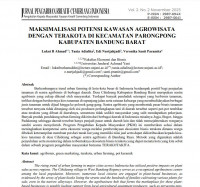 Maksimalisasi Potensi Kawasan Agrowisata dengan Terakota di Kecamatan Parongpong Kabupaten Bandung Barat