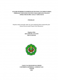 ANALISIS PEMBERIAN KOMPENSASI FINANSIAL DAN BEBAN KERJA TERHADAP TURNOVER INTENTION PADA KARYAWAN BAGIAN OPERATOR DI SPBU 34.432.17 CIPEUYEUM