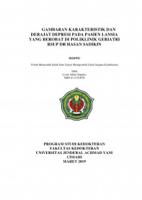 GAMBARAN KARAKTERISTIK DAN DERAJAT DEPRESI PADA PASIEN LANSIA YANG BEROBAT DI POLIKLINIK GERIATRI RSUP DR HASAN SADIKIN