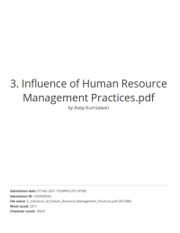 Inﬂuence of Human Resource Management Practices on Competitive Advantage through Operational Excellence in SME Food and beverage in Banjar CIty West Java