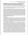 Antibodies titer of dogs immunized by anti-idiotypic vaccine detected by using enzyme linked immunosorbent assay