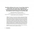 The Effect Of Return On Assets, Current Ratio, Debt To Equity Ratio And Underwriter's Reputation On  Underpricing During Initial Public Offering (IPO) On The Indonesia Stock Exchange In Period 2014-2018