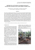 DIFFERENTIAL SETTLEMENT OF SHORT PILED RAFT FOUNDATION SYSTEM ON PEAT SOIL DURING LOADING TEST