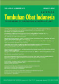 UJI AKTIVITAS ANTIOKSIDAN  EKSTRAK DAN FRAKSI DAUN KEMBANG DAYANG (CESTRUM NOCTURNUM L.) ANTIOXYDANT ACTIVITY OF EXTRACT AND FRACTION OF KEMBANG DAYANG (CESTRUM NOCTURNUM L.)