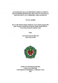 ANALISIS KEGAGALAN PROTEKSI AKIBAT CURRENT TRANSFORMER JENUH PADA PELANGGAN TEGANGANMENENGAH PT. PLN (PERSERO) AREA BANDUNG