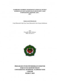 Gambaran Korban Kekerasan Seksual Di Poli Kebidanan Dan Kandungan Rsud Bayu Asih Purwakarta Periode 2016-2017