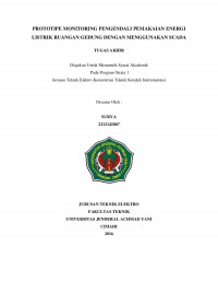 Prototipe Monitoring Pengendali Pemakaian Energi Listrik Ruangan Gedung Dengan Menggunakan Scada