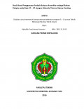 Studi Awal Penggunaan Serbuk Batuan Anorthite sebagai Bahan Pelapis pada Baja ST – 37 dengan Metoda Thermal Spray Coating