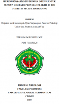 HUBUNGAN HARDINESS DENGAN INTENSI UNTUK PENSIUN DINI PADA PERWIRA TNI AKTIF DI TIM GUMILTIH SECAPA AD BANDUNG