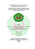 PENGARUH BEBAN PAJAK TANGGUHAN TERHADAP MANAJEMEN LABA (Studi Kasus Pada Perusahaan Manufaktur Sektor
Makanan dan Minuman yang Terdaftar di Bursa Efek Indonesia Tahun 2012-2017)
