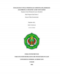 PENGUKURAN TINGGI PERMUKAAN AMMONIA (NH3) BERBASIS GELOMBANG ULTRASONIC GUIDE WAVE RADAR