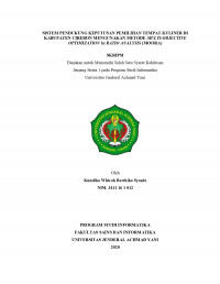 SISTEM PENDUKUNG KEPUTUSAN TEMPAT KULINER DI KABUPATEN CIREBON MENGGUNAKAN METODE MOORA (Multi-
Objective Optimization by Ratio Analysis)