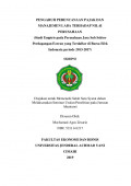PENGARUH PERENCANAAN PAJAK DAN MANAJEMEN LABA TERHADAP NILAI PERUSAHAAN (Studi Empiris pada Perusahaan Jasa Sub Sektor Perdagangan Eceran yang Terdaftar di Bursa Efek Indonesia periode 2013-2017)