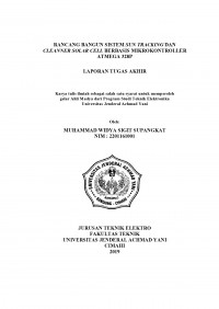 RANCANG BANGUN SISTEM SUN TRACKING DAN CLEANNER SOLAR CELL BERBASIS MIKROKONTROLLER ATMEGA 328P