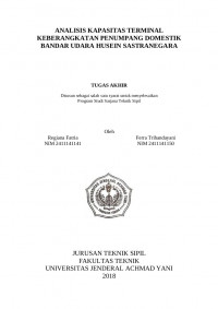 ANALISIS KAPASITAS TERMINAL KEBERANGKATAN PENUMPANG DOMESTIK BANDAR UDARA HUSEIN SASTRANEGARA