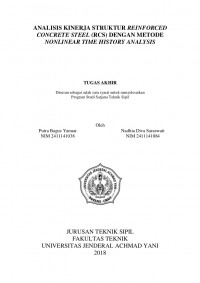 ANALISIS KINERJA STRUKTUR REINFORCED CONCRETE STEEL (RCS) DENGAN METODE NONLINEAR TIME HISTORY ANALYSIS